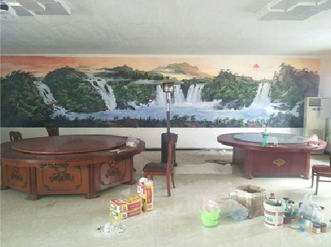 绵竹墙绘-写实风景