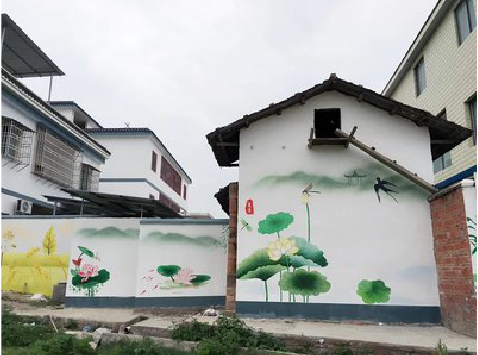 绵竹室外墙绘-从选材到保养。