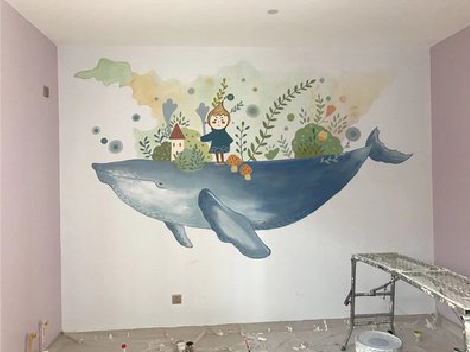 绵竹手绘墙的特点及优势。